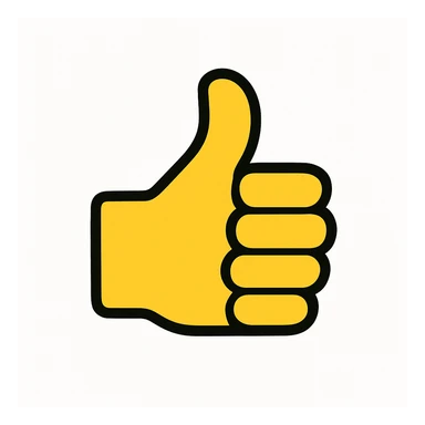 thumbs up emoji sticker