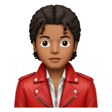 Michael Jackson rojo sticker