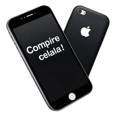 Quero uma desenho de celular e em baixo quero uma frase escrita ass vendendo esse celular em português  sticker