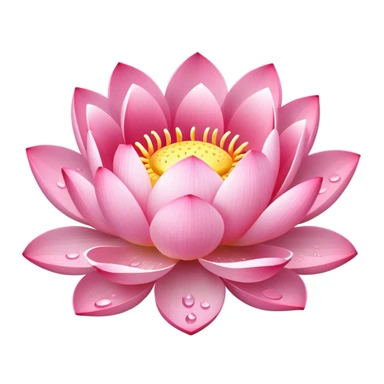 Lotus flower sticker