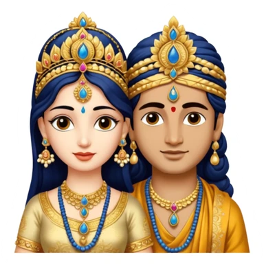 Radha krishna sticker