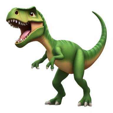 Dinosaur dancing sticker