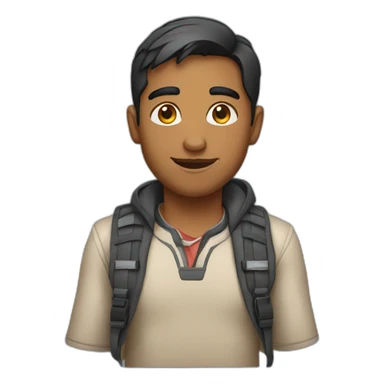 Indian student sticker