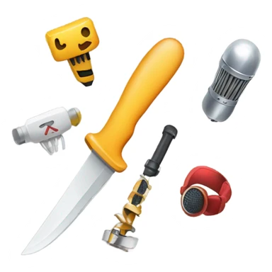 Drill music Cool Let it be a knife emoji  sticker