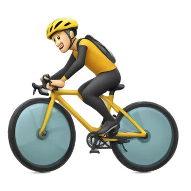 melanchon sur un vélo sticker