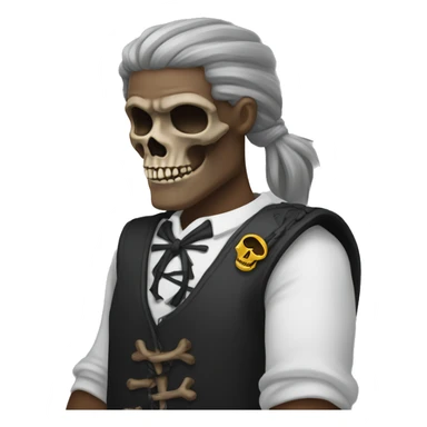 💀 and 🙏 combined sticker