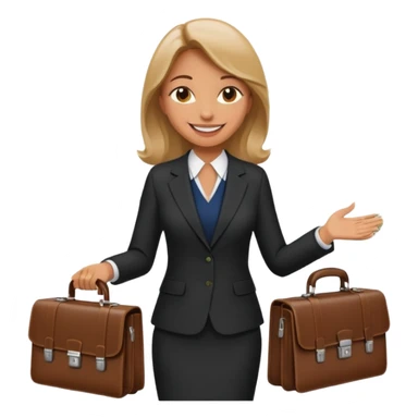 Девушка получает много денег и заключает выгодное сотрудничество. Она жмет руку коллегам разным и вокруг мешки денег  sticker