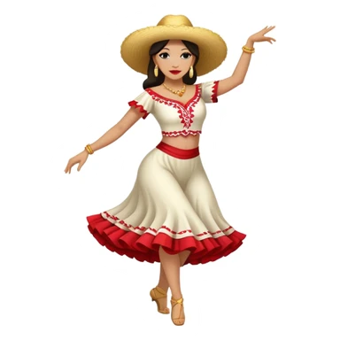 panamenian white women dancing sticker