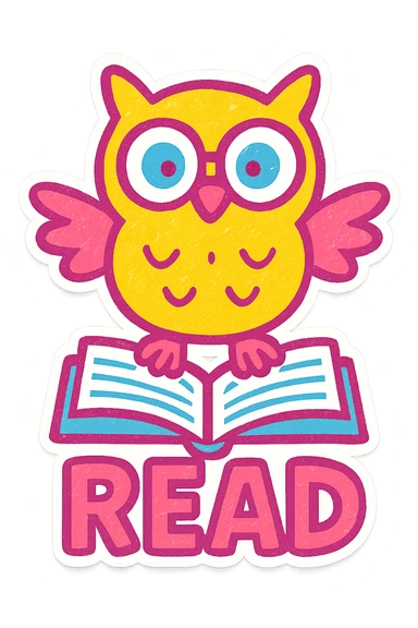 PERFECTO SOLO QUE LOS BORDES DE LOS ELEMENTOS Y LETRAS DEBE SER BLANCO sticker