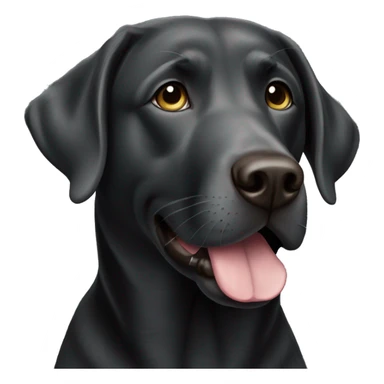 Charcoal Labrador Retriever sticker