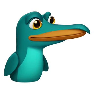 Perry the platypus sticker