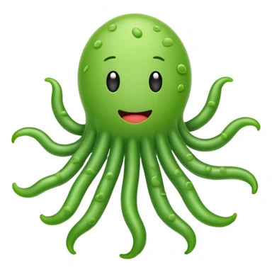 un emoji de una bacteria sticker