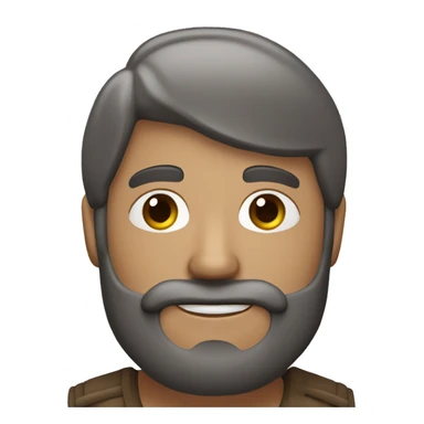 Chico de piel canela con barba negra y sin pelo en la cabeza arrojando dinero  sticker