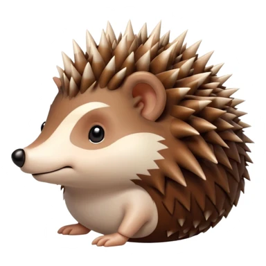 a hedgehog  sticker