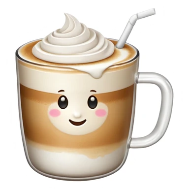 Ein  Latte einer Schleife oben drauf sticker