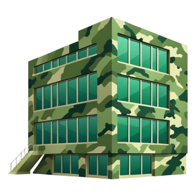 green military headquarters sticker