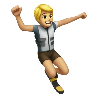 jetty jumping sticker