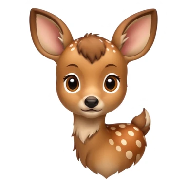 Make a fawn(roe animal) sticker