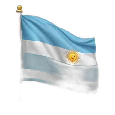 flag of argentina but with uruguay's sun sticker