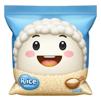 a pack of microwaveable rice sticker