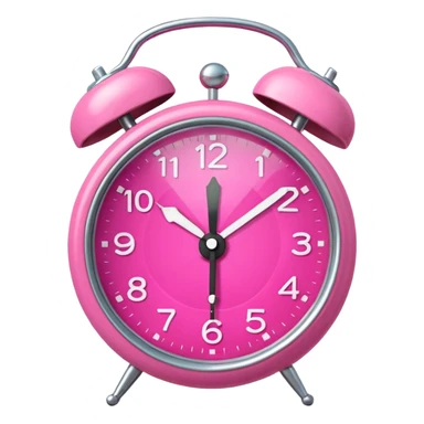 pink alarm sticker