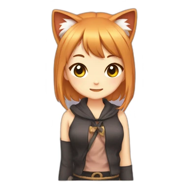 neko-girl sticker