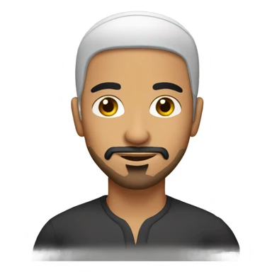 one arab hot man with a goatee  sticker