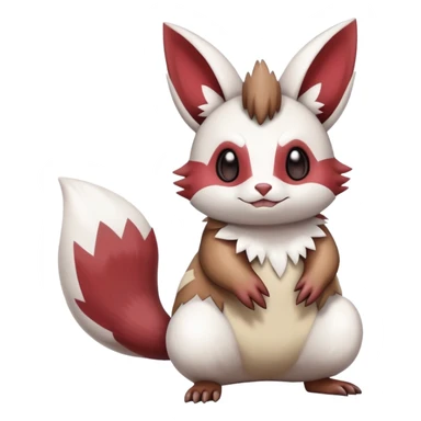 Furret-Minccino-Zangoose-Hybrid (Full body) sticker
