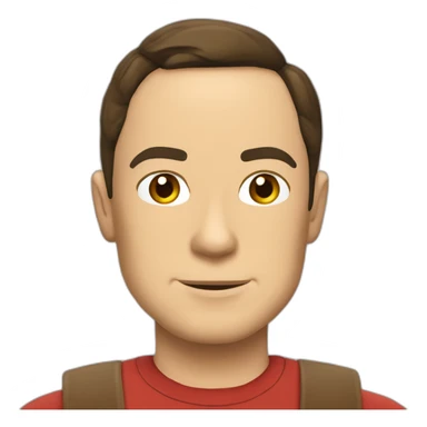 Sheldon Cooper déguisé flash sticker