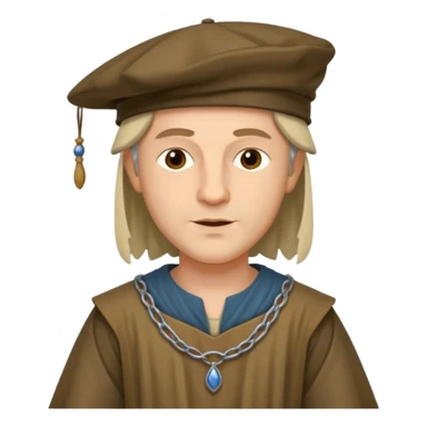 medieval poet sticker