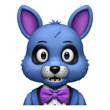 Bonnie(blue) from the Five Nights At Freddy's movie sticker