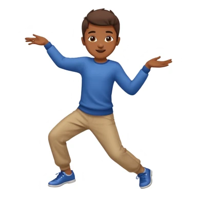 Niño bailando sticker