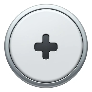 white magnet sticker