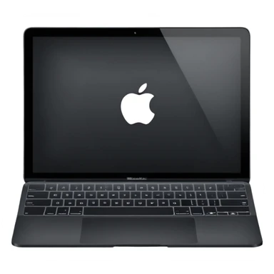 MacBook m4 pro max black sticker