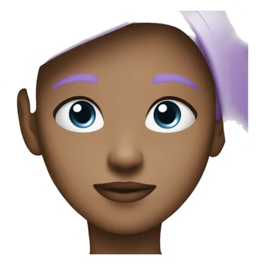 Coeur violet  sticker