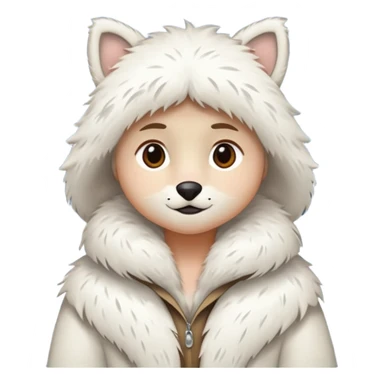 Ein Re das in einem Wald ist und es Schneit sticker