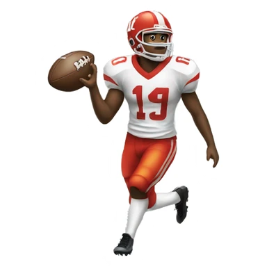 playing football #11 sticker