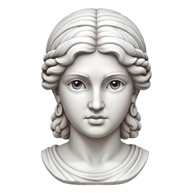 female greek statue sticker