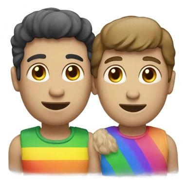 homo and rainbow sticker