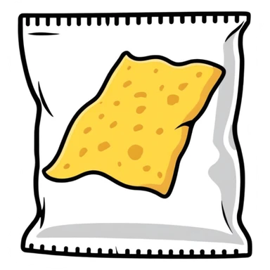 Club Social salt cracker pack sticker