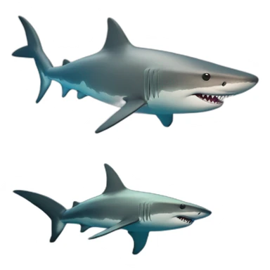Requin avec des étoile sticker