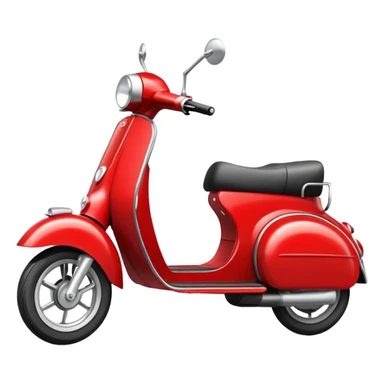 red scooter sticker
