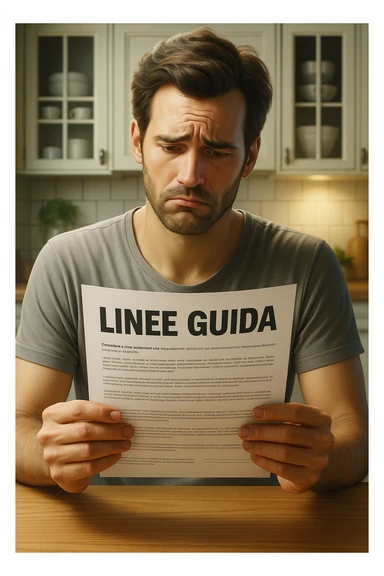 FALLA IDENTICA A QUESTA MA SUL FOGLIO SCRIVI "LINEE GUIDA" IN ITALIANO sticker