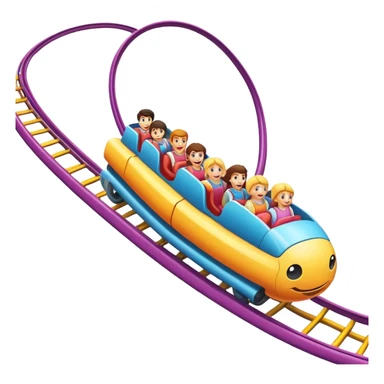 Things at amusement park sticker