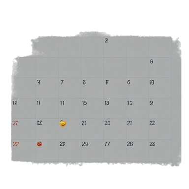 Calendar on the 7th sticker