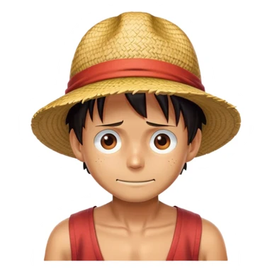Luffy from one piece  sticker