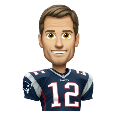 tom brady sticker