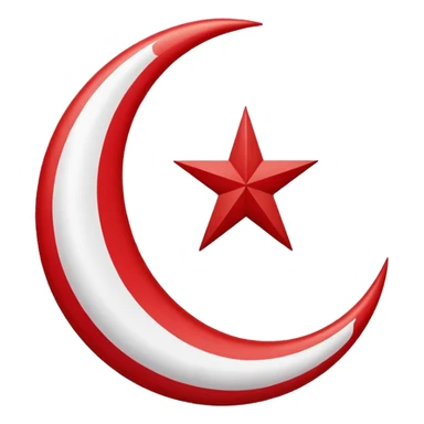 Kuzey kıbrıs bayrağı sticker