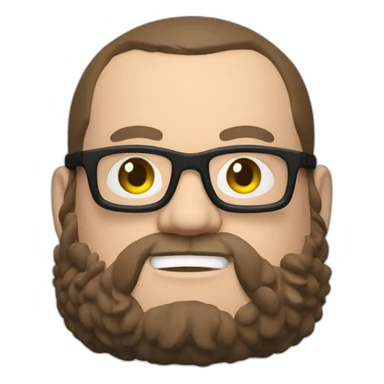 Nick Frost rubber toy sticker