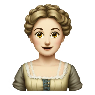 seamstress of the late 19th century sticker